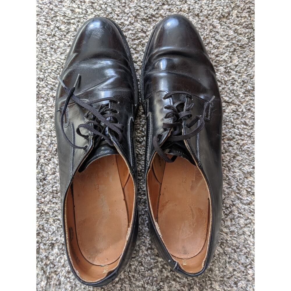 Vintage Red Wing Postman 101 Shoes Mens Size 13 AA Black Union Madd In USA Rare